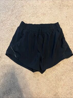 All in motion Black Women's Athletic Shorts with Elastic Waist